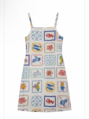 Multicolor Floral and Beachy Dress